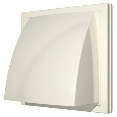 Колпак с клапаном и универсальным фланцем d100-d125-60х120 мм 1919ВСКУФ СЕМЬ ВЕТРОВ (слоновая кость)