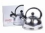 Чайник металлический со свистком и пластмассовой ручкой 3 л GS-04063 Home Line