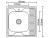 Мойка кухонная металлическая Ledeme L96060-6L