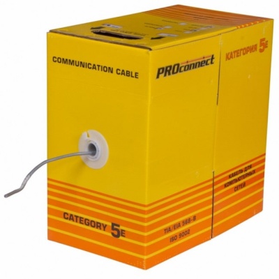 Кабель витая пара FTP 4PR 24AWG, CCA, CAT5e, 01-0142-3 PROconnect