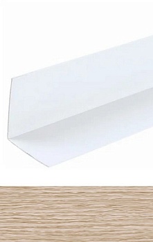 Угол ПВХ 20х20мм 2,7 м дуб северный, IDEAL