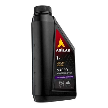 Масло компрессорное минеральное ASILAK GTD 250 VG-100 1 л