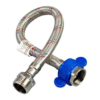 Подводка гибкая для воды В-Н 1/2'' 60 см с полимерным покрытием VALFEX VF.GP.012.060.02
