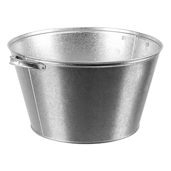 Таз овальный оцинкованный 26л, Сибртех 67586
