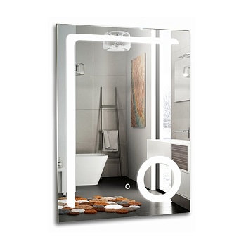 Зеркало Клио 60x80 cм Silver Mirrors ФР-00001417 (подсветка, сенсор, диммер)