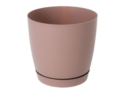 Горшок для цветов пластмассовый 2 л капучино Фрезия 1 GARDENPLAST 