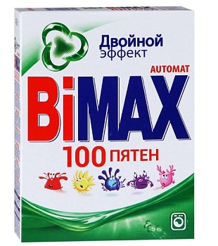 Порошок стиральный BIMax 100 пятен автомат 400г