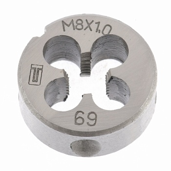 Плашка М8 х 1,0, 77019, Сибртех