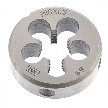 Плашка М16 х 1,5 мм, 77042, Сибртех