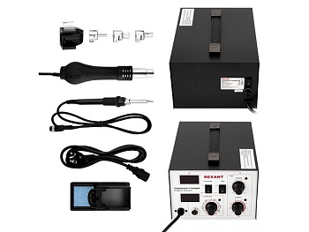 Паяльная станция (паяльник + термофен), Rexant 12-0724