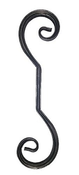 Кованый элемент фигурный 12x110x420 мм (01.590-С)