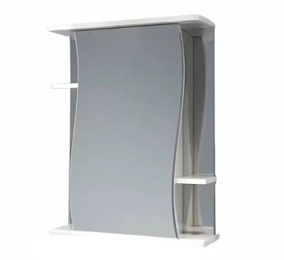 Шкаф навесной зеркальный Волна 55 Kaksa-A