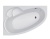 Ванна акриловая Alba Spa Katrina 170x110 см L