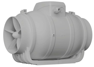 Вентилятор канальный TYPHOON d125 мм двухскоростной ERA PRO