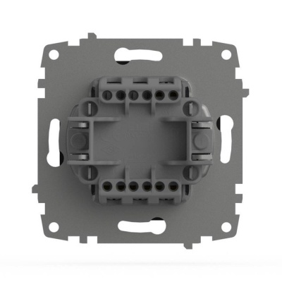 Выключатель 3-клавишный Zena-Vega 10А вантаблэк EL-BI 609-014800-254