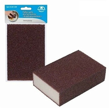 Губка карборундовая 9х6х2.5см VL58-100, MultiDom 
