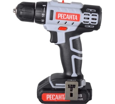 Дрель-шуруповерт аккумуляторная Ресанта ДА-18-2ЛК