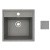 Мойка из искусственного камня, грей, Rio, BelEvors