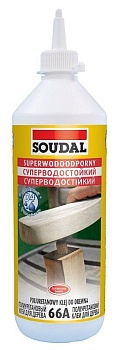 Клей для дерева водостойкий Soudal 66А, 250 мл