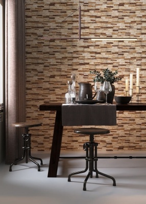 Декоративный камень Сланец Каспровый слоновая кость арт.2501, упак. 0.5 м2