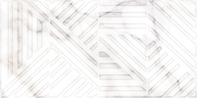 Плитка для стен Moonlight белый рельеф 17573 298x598мм CERSANIT