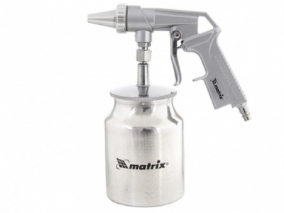 Пистолет пескоструйный с нижним бачком MATRIX 57326