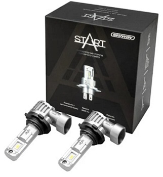 Лампа светодиодная автомобильная START HB4 (9006) P22d 12V 40W 5000Лм 6000К SKYWAY S08201625, 2шт