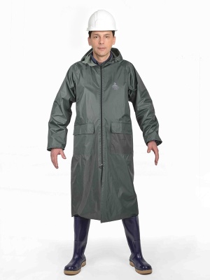 Плащ-дождевик ПВХ Тайфун WATER WAY (р. 48-50 рост 182-188 зеленый)