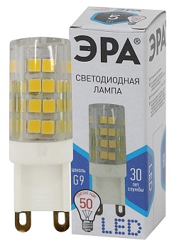Лампа светодиодная STD LED JCD-5W-CER-840-G9 G9 5Вт ЭРА