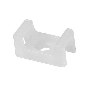 Площадка для хомута-стяжки 15х10 мм белый 100 шт HLT Electric 084-07-081