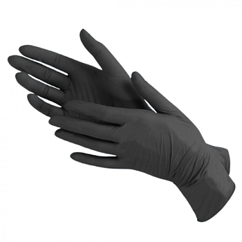 Перчатки нитриловые, одноразовые, р М, LIBRY, KN003BL