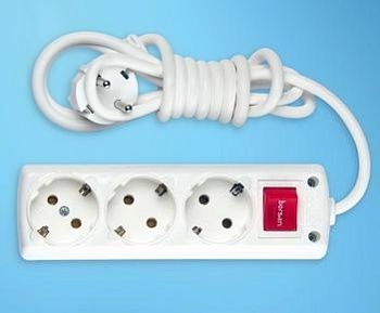Удлинитель 5м, 3 розетки, 16А, BR-1563-515, Borsan