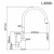 Смеситель для кухни RL4898-2 LEDEME
