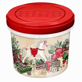 Банка для сыпучих продуктов Игрушки 700 мл Homver 2231379