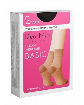 Носки женские DEA MIA BASIC с усиленной пяткой и мыском Брестский чулочный комбинат