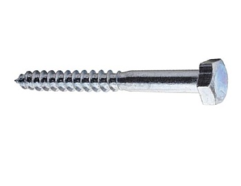 Шуруп с шестигранной головкой 8x140 мм (цинк) DIN 571 STARFIX