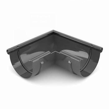 Угловой элемент внешний 125 мм (графит) Bryza