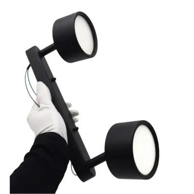 Светильник точечный MODERN d82 под 2 лампы GX53 черный TruEnergy 21464