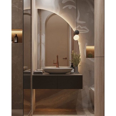 Зеркало MARIO 68.6х109.7 см правое Azario LED-00002541 (подсветка, б/к сенсор)