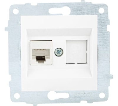 РОЗЕТКА 1-ая компьютерная RJ-45, Ovivo Grano (белый)