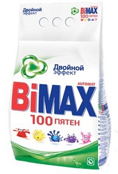 Порошок стиральный BIMax 100 пятен автомат 3 кг 
