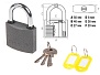 Замок навесной 50мм ST9084-50 STARTUL STANDART