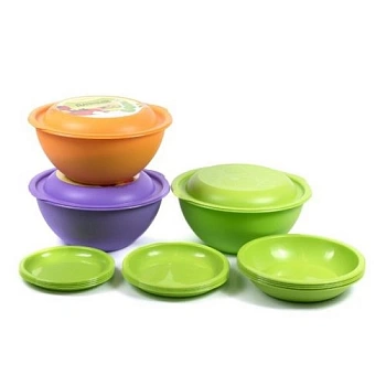 Набор посуды пластмасстовой Дачный Belbohemia С70