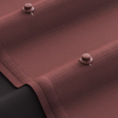 Лист кровельный ONDULINE x5 SR-150 3D (красный) 1.95x0.96м