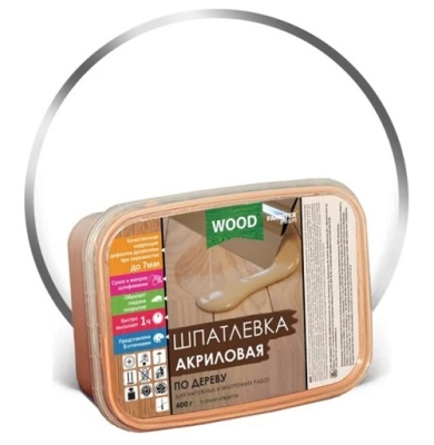 Шпатлевка акриловая по дереву Farbitex Profi Wood (белый 0.25л)