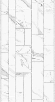 Панель пластиковая (ПВХ) Ю-Пласт Мрамор 25см, длина 2.7м