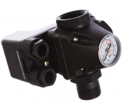 Реле давления с манометром UNIPUMP РМ 5/3W