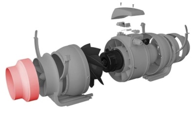 Вентилятор канальный TYPHOON d100  мм двухскоростной с таймером ERA PRO