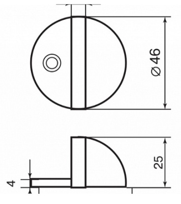 Стопор 03 BLACK черный PALLADIUM