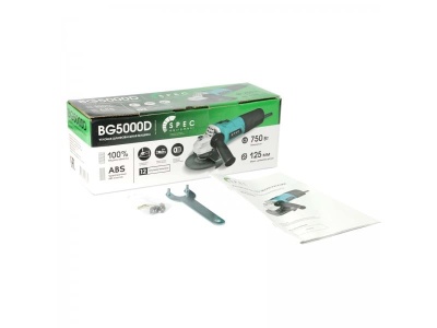 Одноручная угловая шлифовальная машина Spec BG5000D